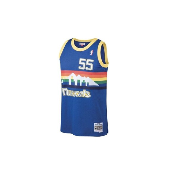 NWT Mitchell & Ness DENVER NUGGETS Dikembe Mutombo 91-92  Swingman Jersey - Picture 11 of 13